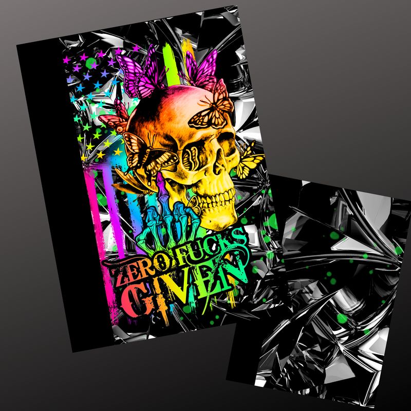 ZERO FUCKS GIVEN COMPOSITION NOTEBOOK