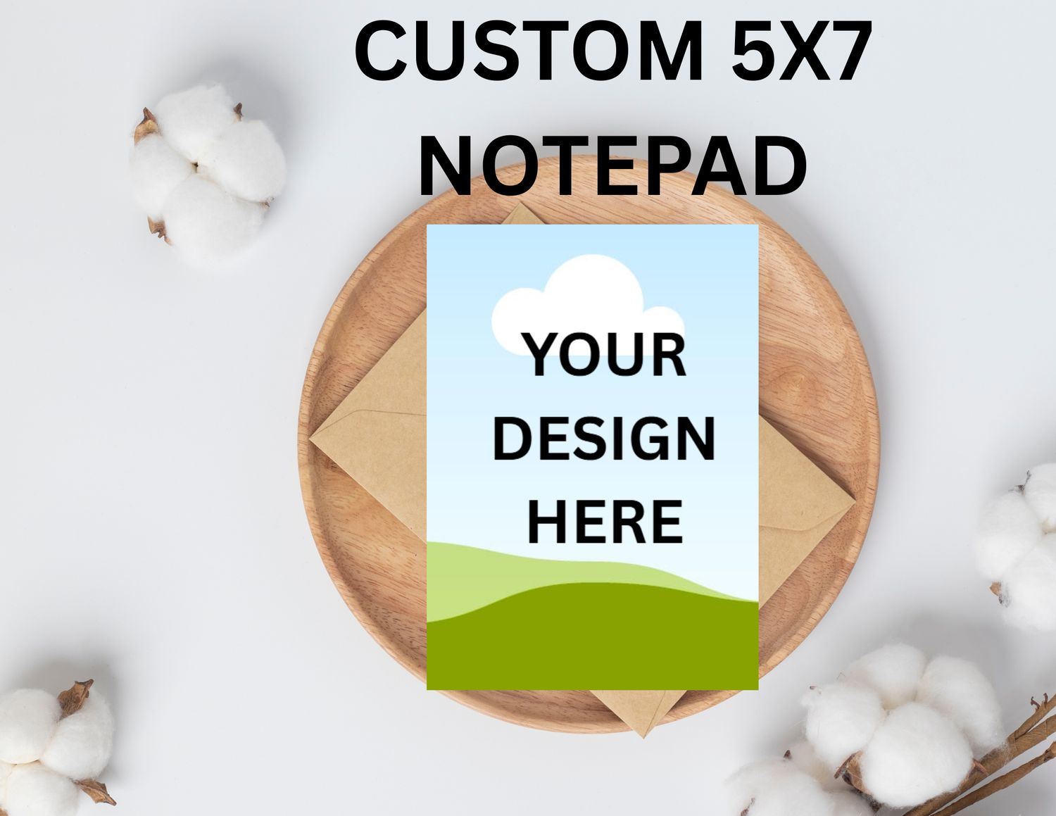 CUSTOM 5X7 NOTEPAD