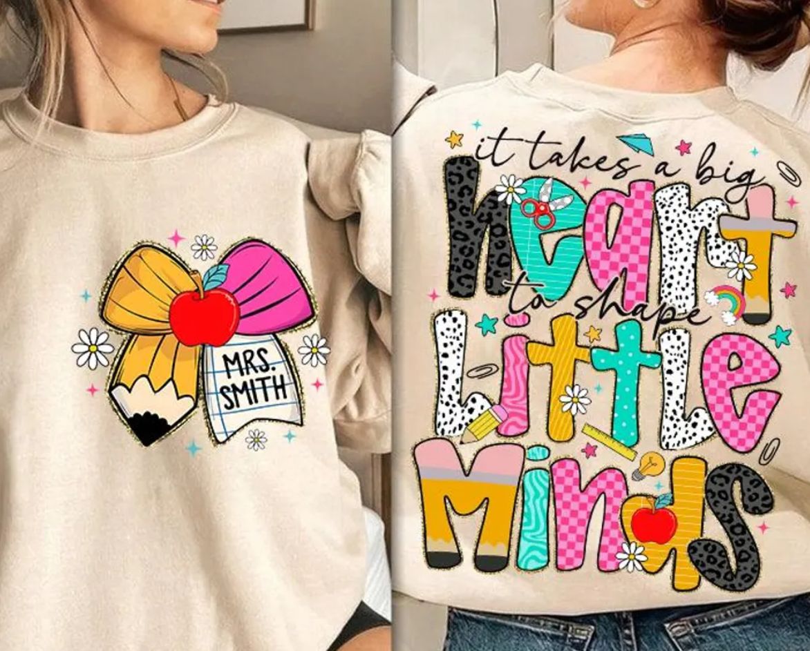 IT TAKES BIG HEARTS TO SHAPE LITTLE MINDS