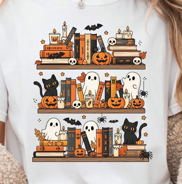 SPOOKY BOOKSHELF