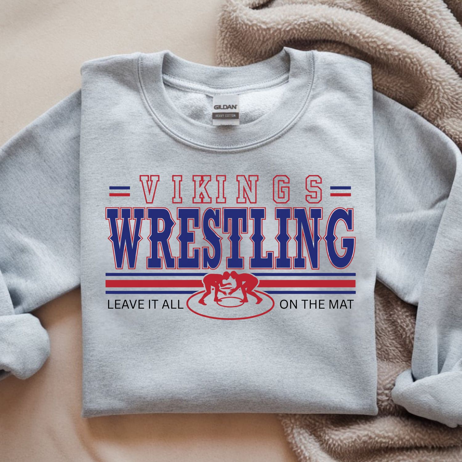 VIKINGS WRESTLING. LEAVE IT ALL ON THE MAT