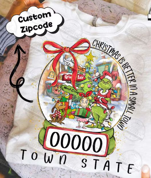 CHRISTMAS IS BETTER IN A SMALL TOWN (CUSTOM ZIP CODE)