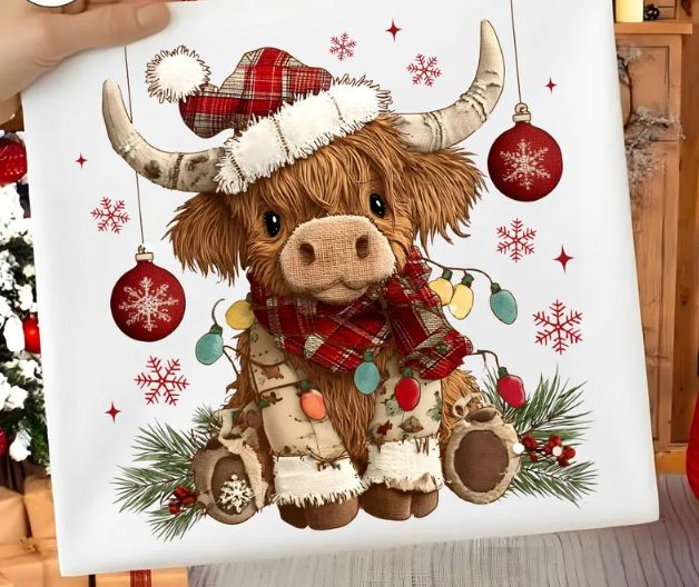 HOLIDAY HIGHLAND COW