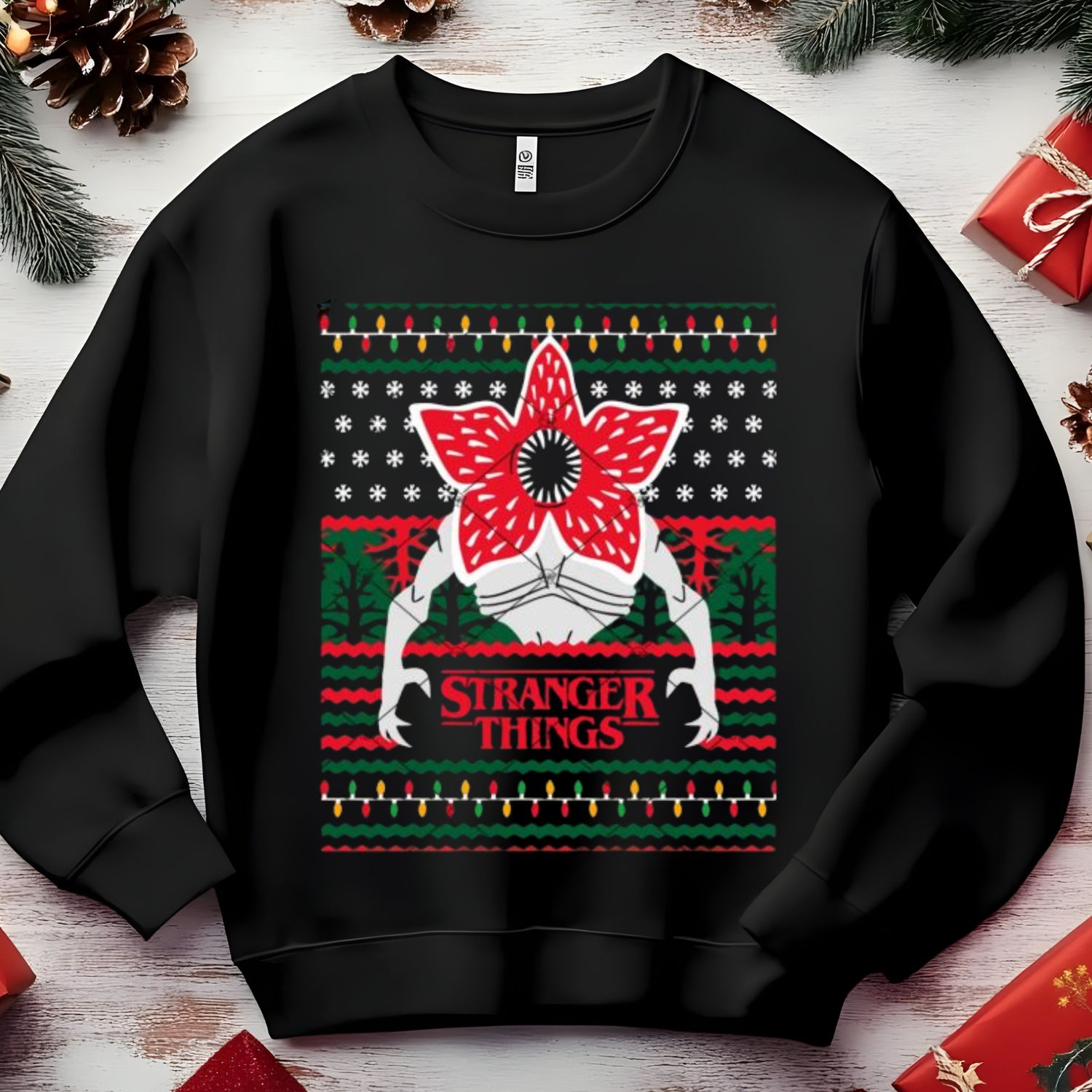 STRANGER THINGS UGLY SWEATER