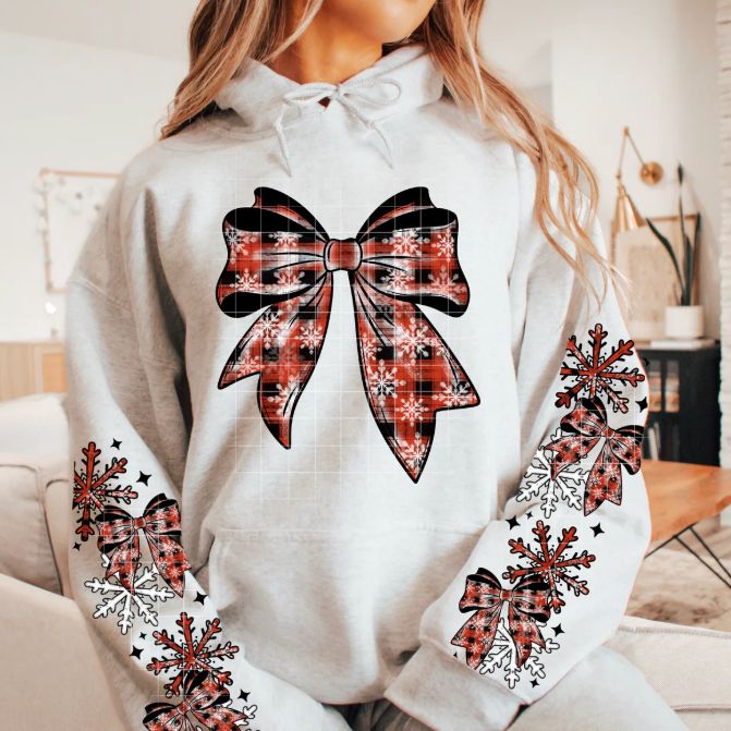 RED BUFFALO PLAID BOW