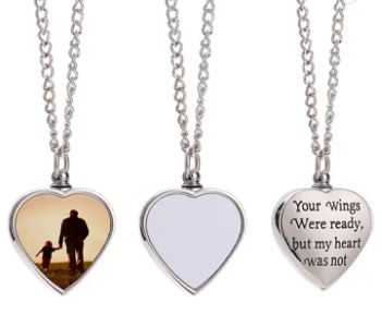 Memorial Cremation Urn Pendant Necklace