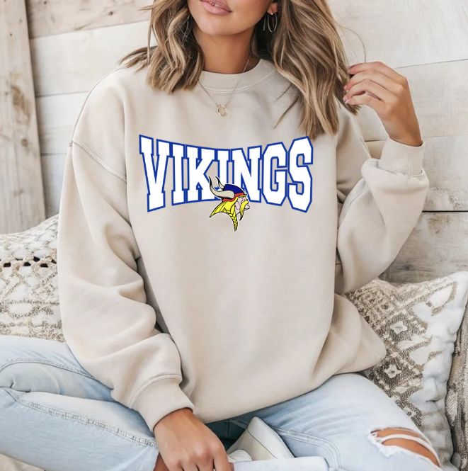 CURVED VIKINGS W/ MASCOT