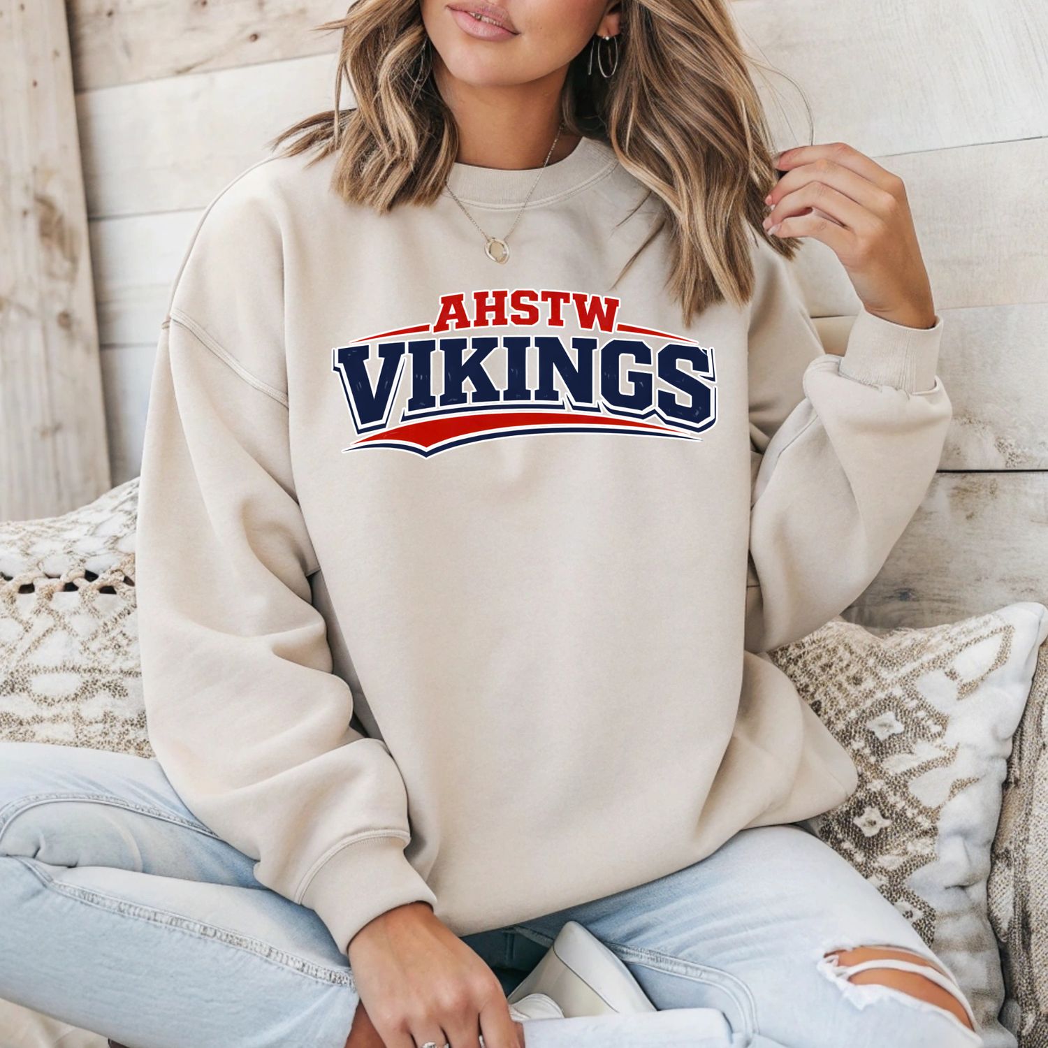 AHSTW Classic Collegiate Arch Spirit School Apparel