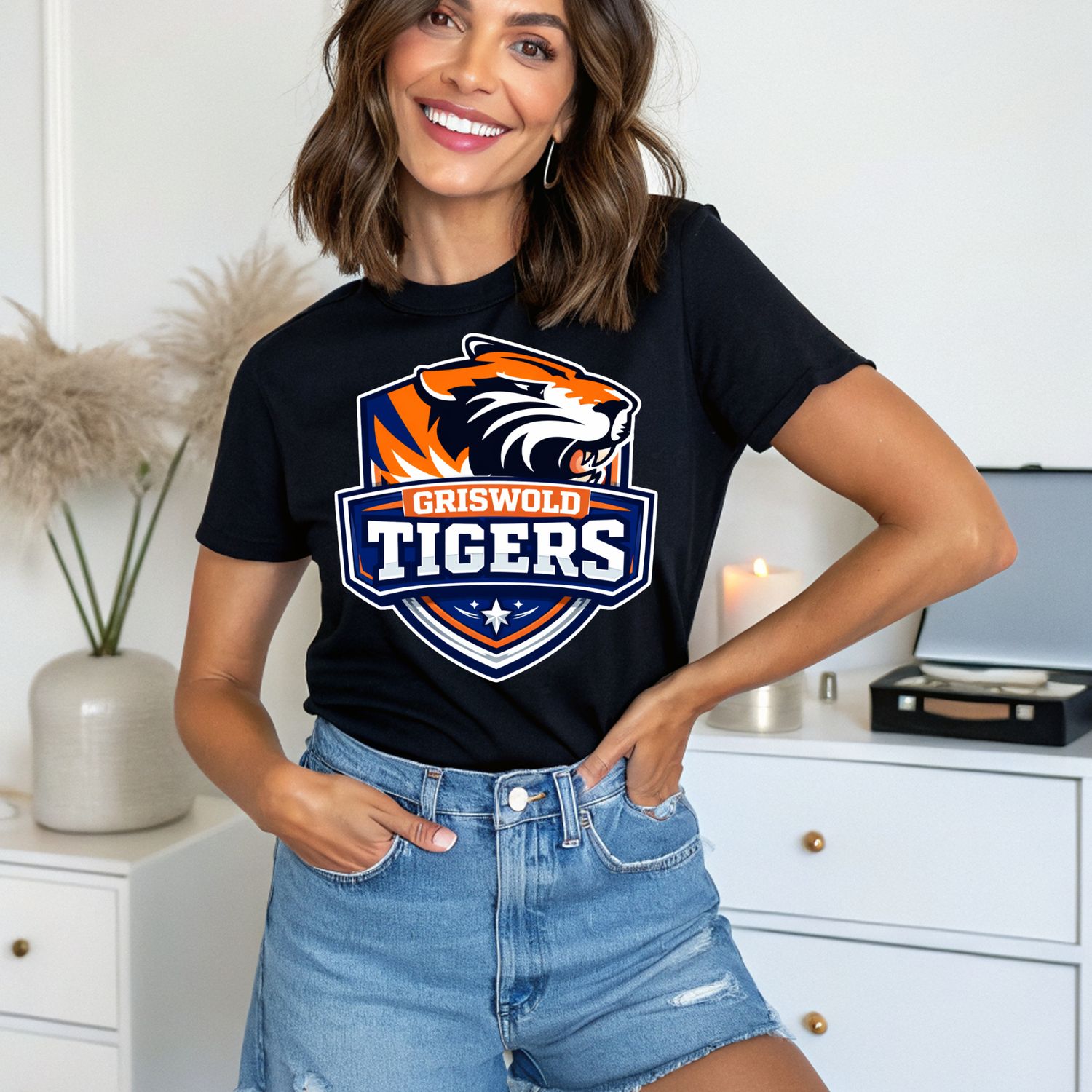 GRISWOLD TIGERS MASCOT SHIELD