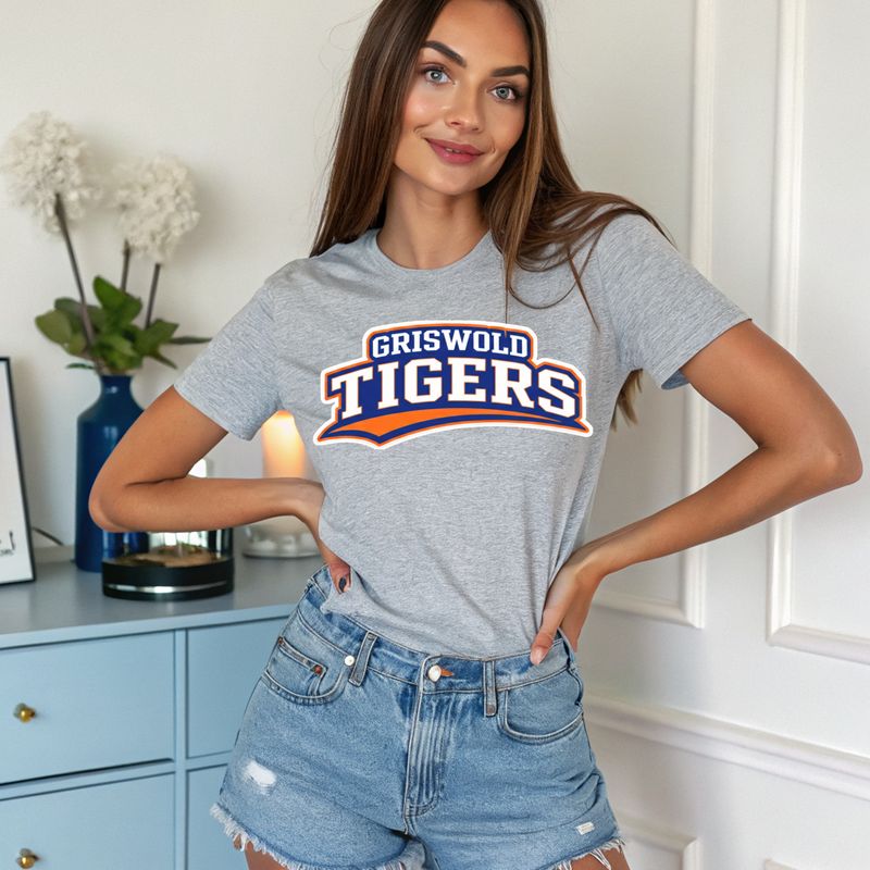 Griswold Tigers Classic Collegiate Arch Spirit School Apparel
