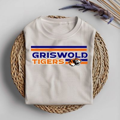 GRISWOLD TIGERS RETRO LOGO SCHOOL SPIRIT