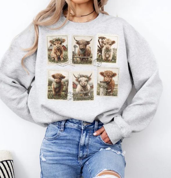 HIGHLAND COW POSTAGE STAMP