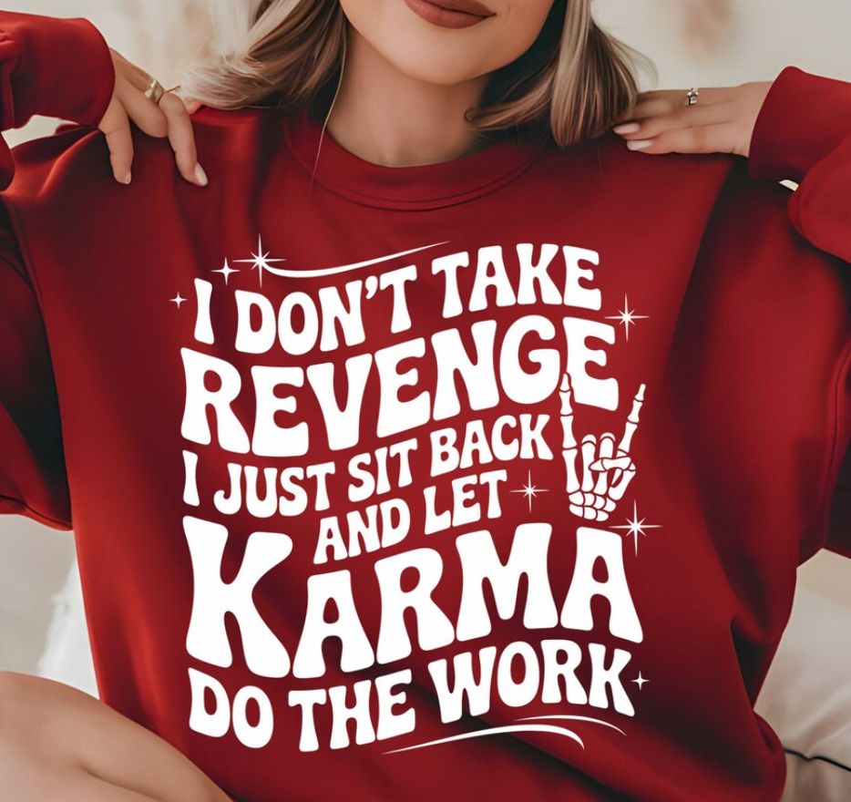 I DON'T TAKE REVENGE