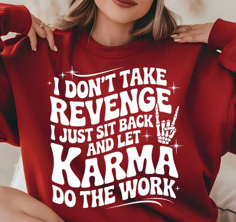 I DON'T TAKE REVENGE