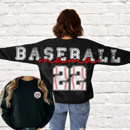 BASEBALL MAMA (OVERSIZED PRINT)