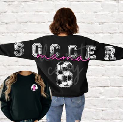 SOCCER MAMA (OVERSIZED PRINT)