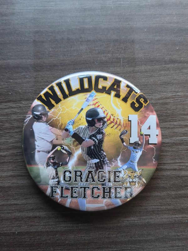 Custom Sports Buttons (3 INCH)