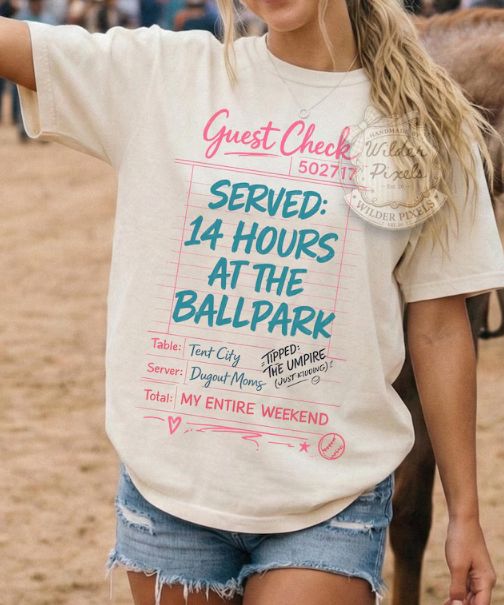 Ballfield Check Receipt