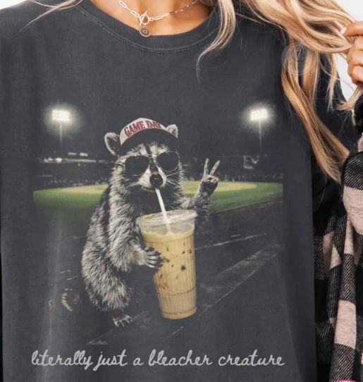 RACCOON, LITERALLY JUST A BLEACHER CREATURE