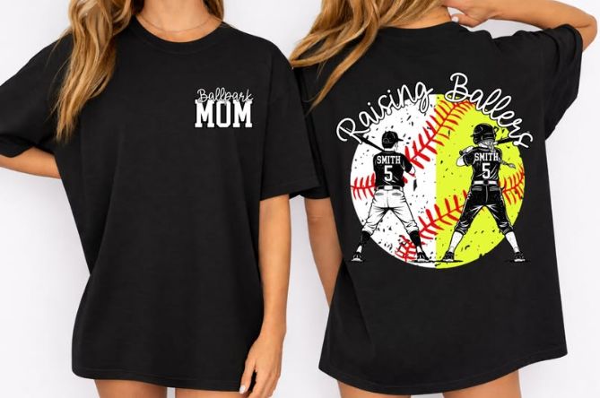 Raising Ballers Ballpark Mom Softball Baseball