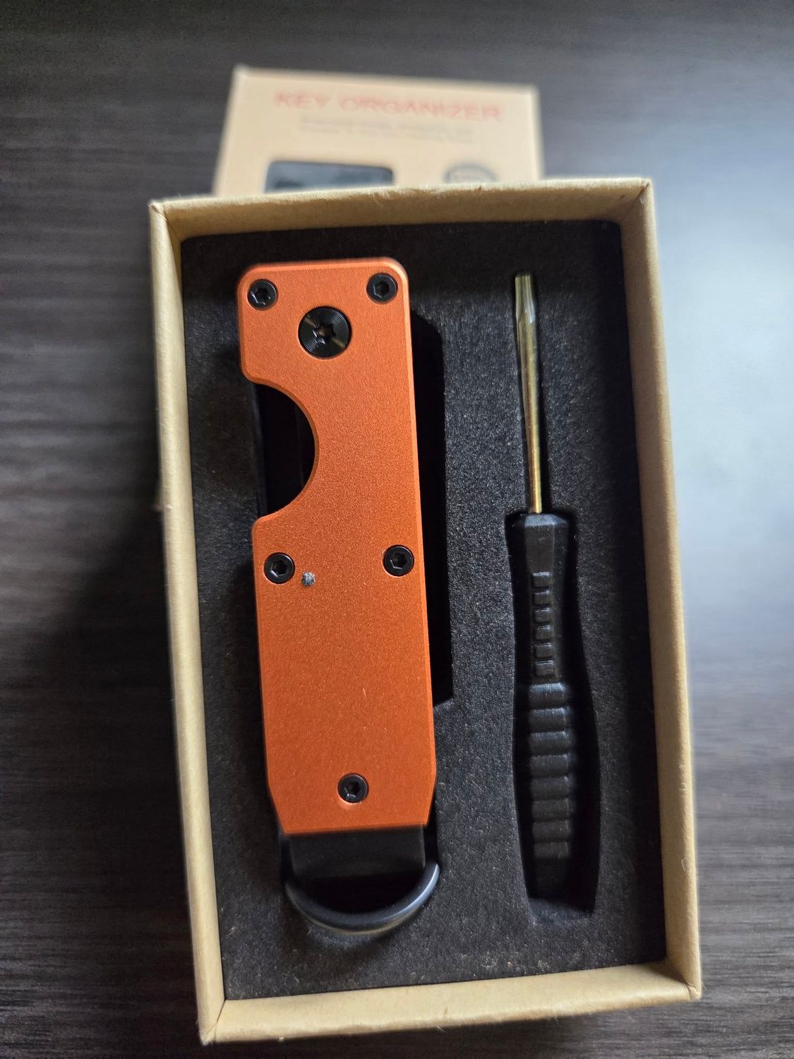 METAL KEYCHAIN ORGANIZER