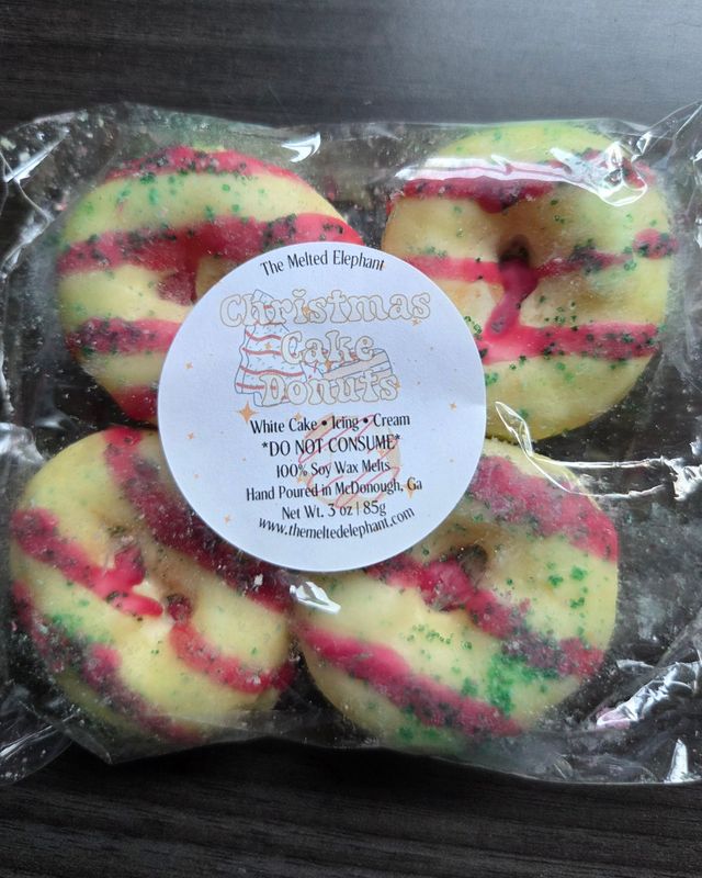 CHRISTMAS TREE DONUTS WAX MELT