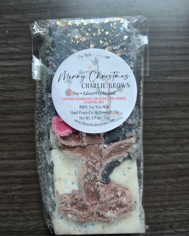 MERRY CHRISTMAS CHARLIE BROWN SNAP BAR WAX MELT