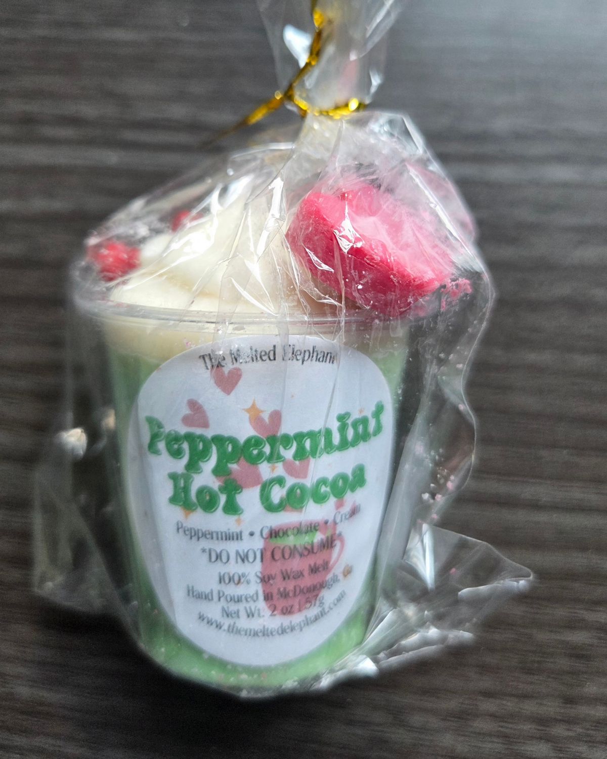 PEPPERMINT HOT COCOA CUP WAX MELT
