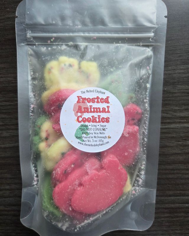 FROSTED ANIMAL COOKIE WAX MELT