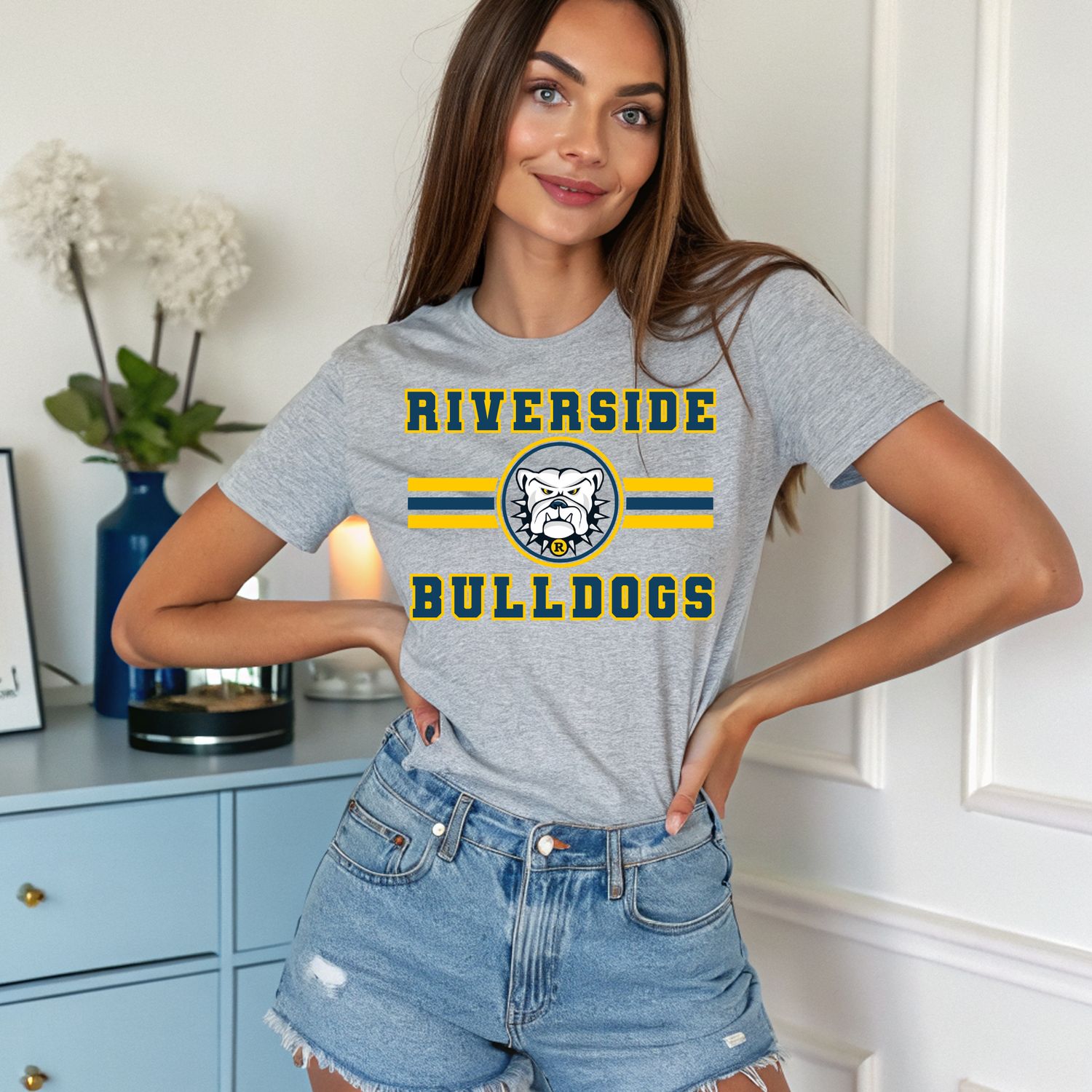 RIVERSIDE ALUMNI STRIPED MASCOT