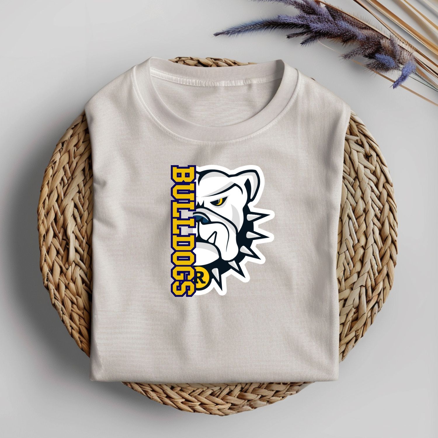 RIVERSIDE BULLDOGS SPLIT LOGO SCHOOL SPIRIT