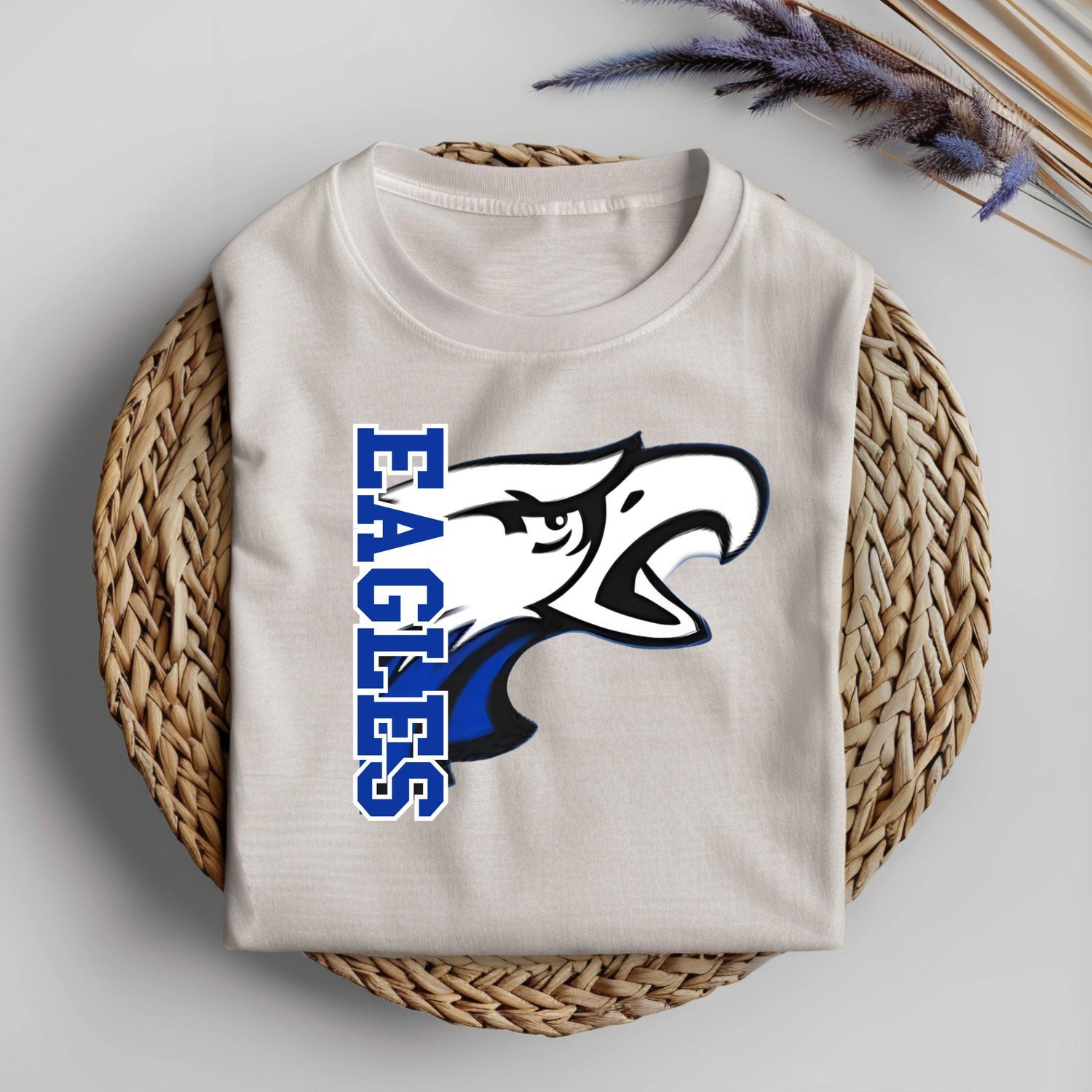 UNDERWOOD EAGLES SPLIT LOGO SCHOOL SPIRIT