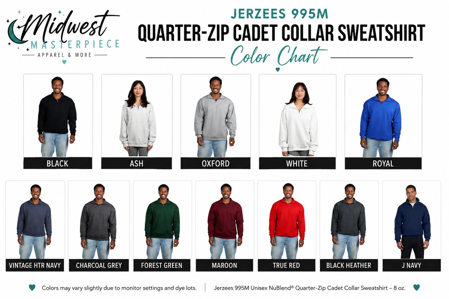 HARLAN CYCLONES STRIPED QUARTER ZIP SWEATSHIRT