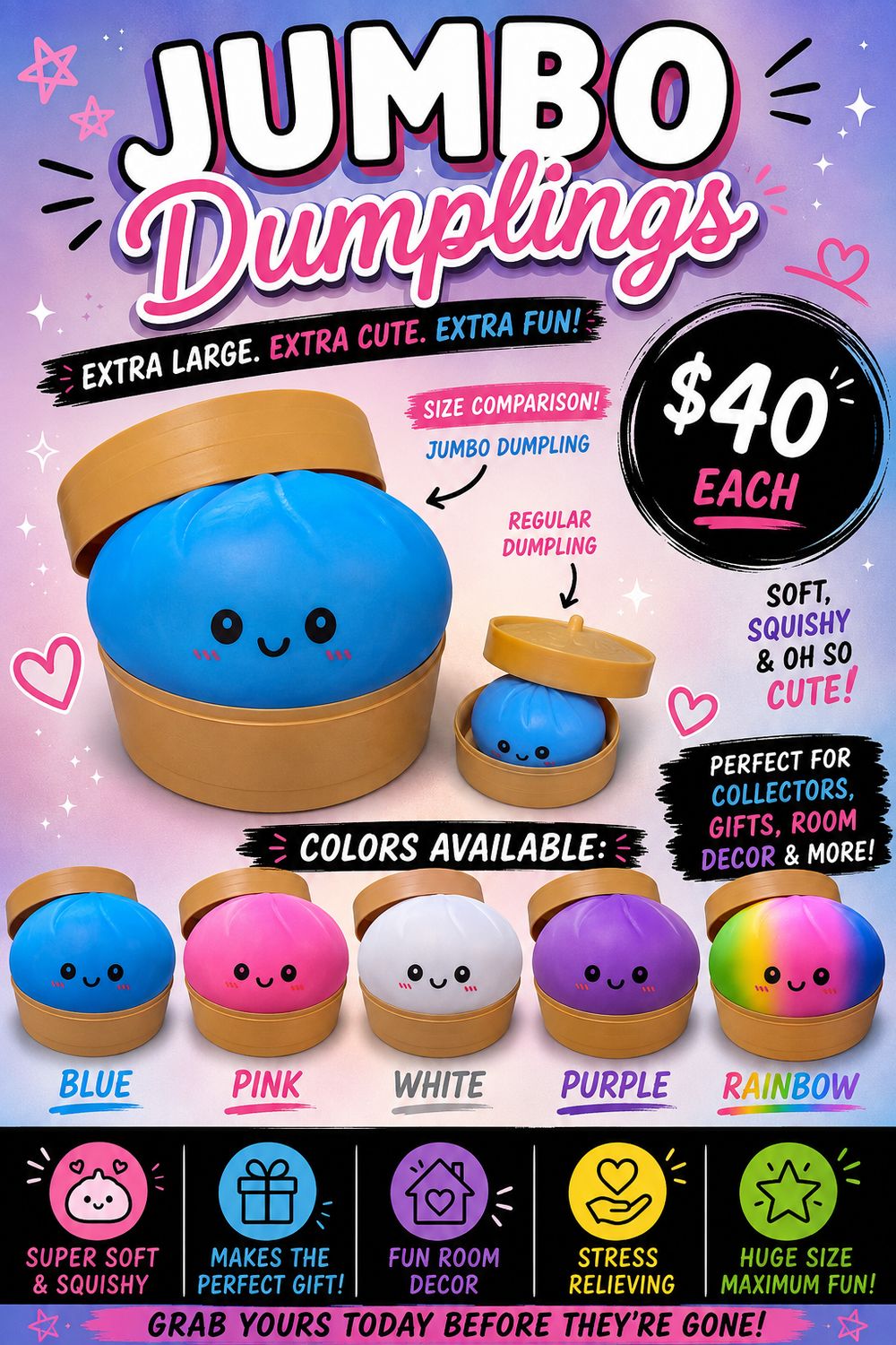 Jumbo Dumpling Squishy