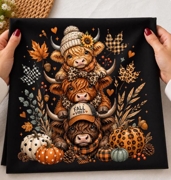 HIGHLAND COW FALL VIBES