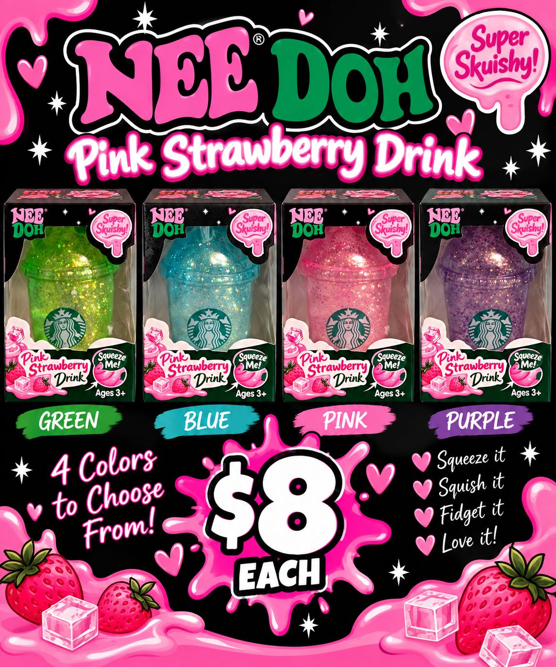 NEEDOH STARBUCKS CUP SQUISHY
