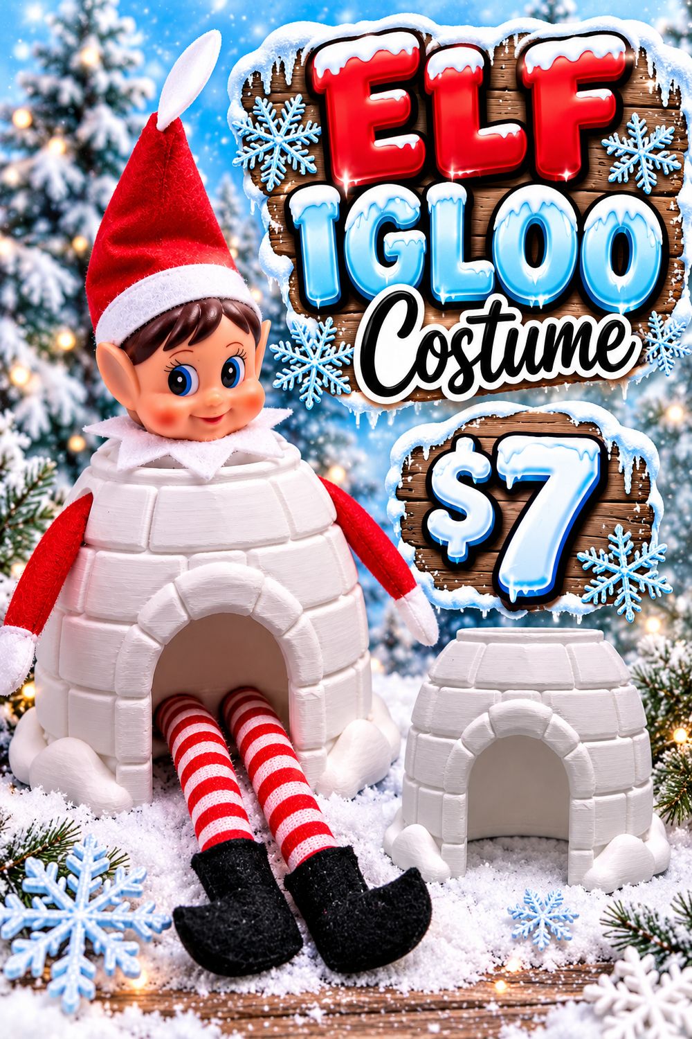 ELF ON THE SHELF IGLOO COSTUME