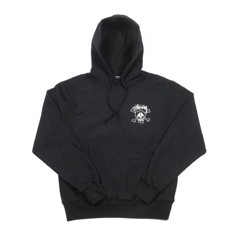 Stussy Skull &amp; Bones Pigment Dyed Hoodie