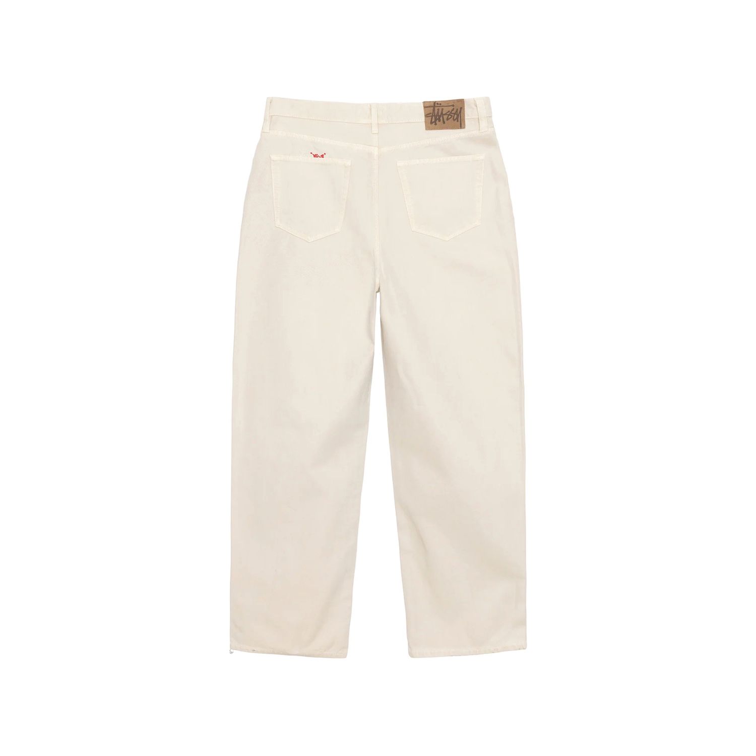 stussy BIGOL jean ホワイト Stussy Big Ol Jean Washed Canvas