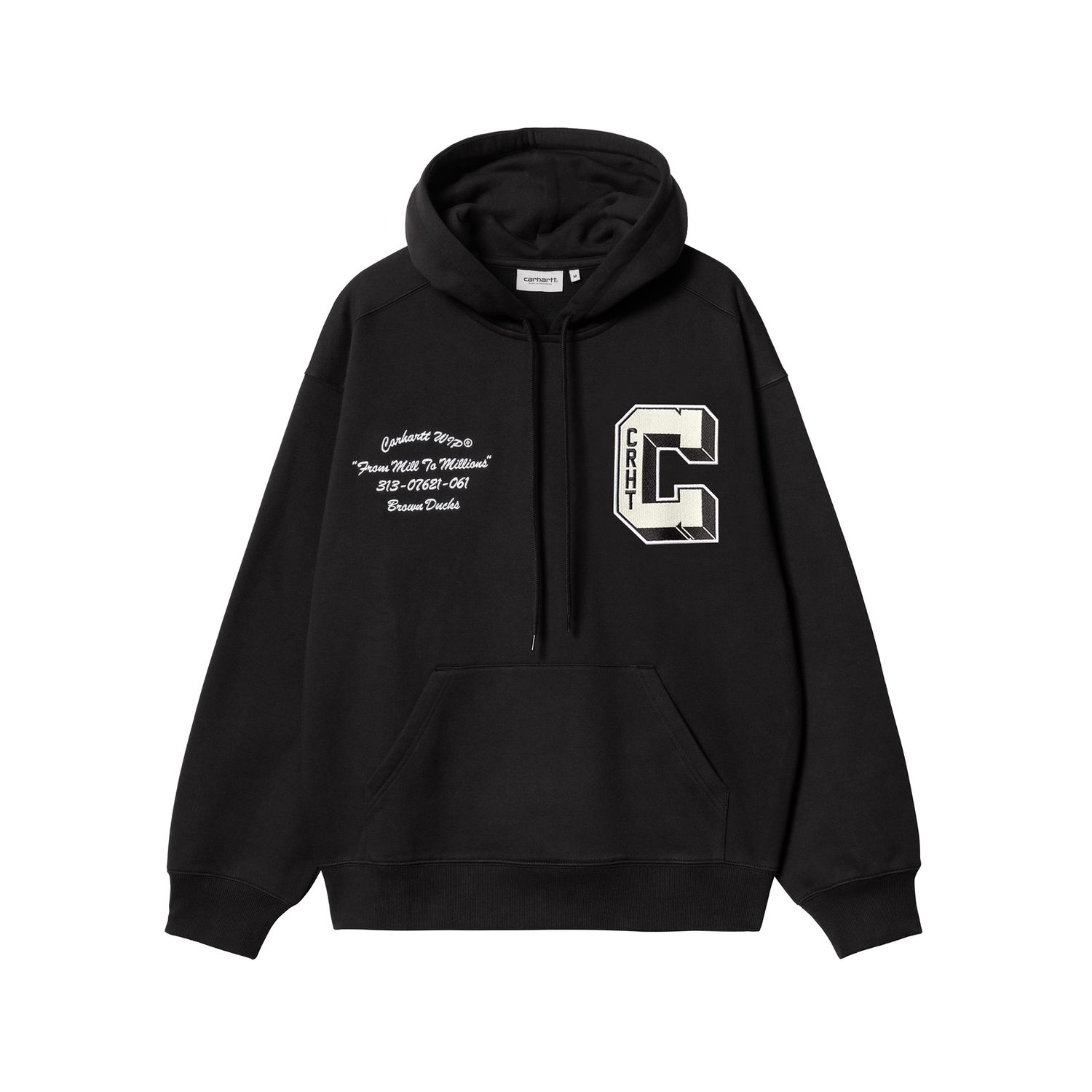 Carhartt WIP Hooded Brown Ducks Sweatshirt