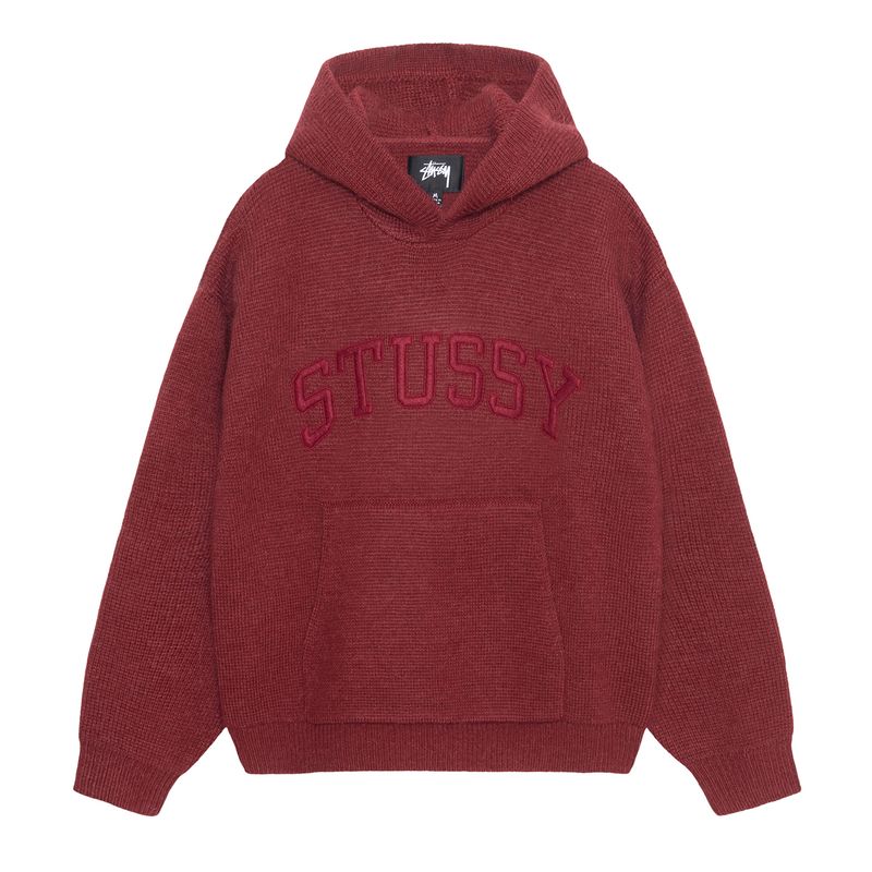 Stussy Felt Patch Knit Hoodie