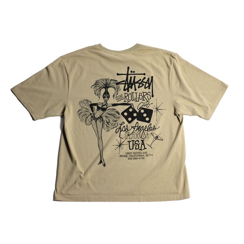 Stussy High Rollers Pigment Dyed Tee