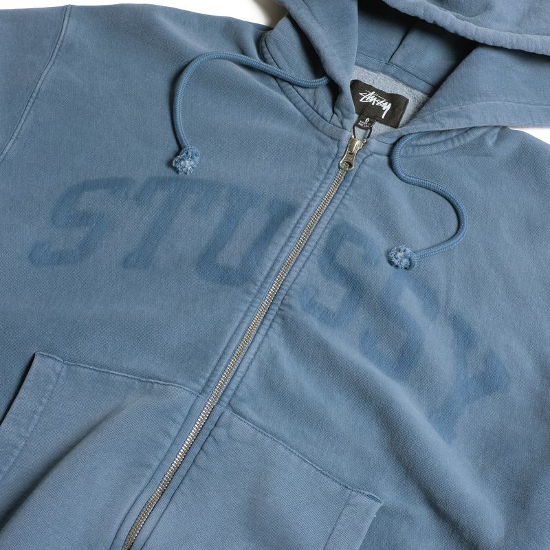 Stussy Faded Graphic Zip Hoodie