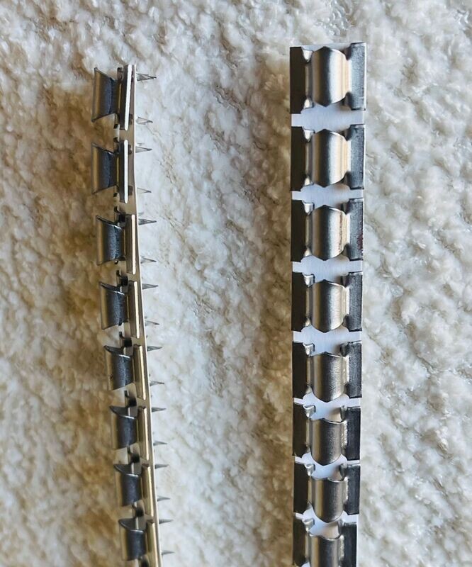 ​Box of 5000 Klinch-It Fasteners Klinch it Upholstery Tackstrip Klinchit Upholstery Supplies Upholstery Tools Custom Upholstered Furniture Made in USA ​Box of 5000 Klinch-It Fasteners Klinch it Upholstery Tackstrip Klinchit Upholstery Supplies Upholstery Tools Custom Upholstered Furniture Made in USA
