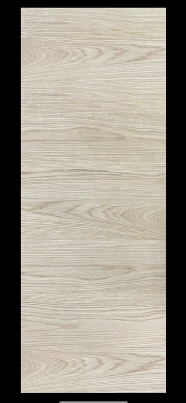 Heavy Duty Genuine White Oak Veneer Decorative Door Contemporary Decor Made in USA