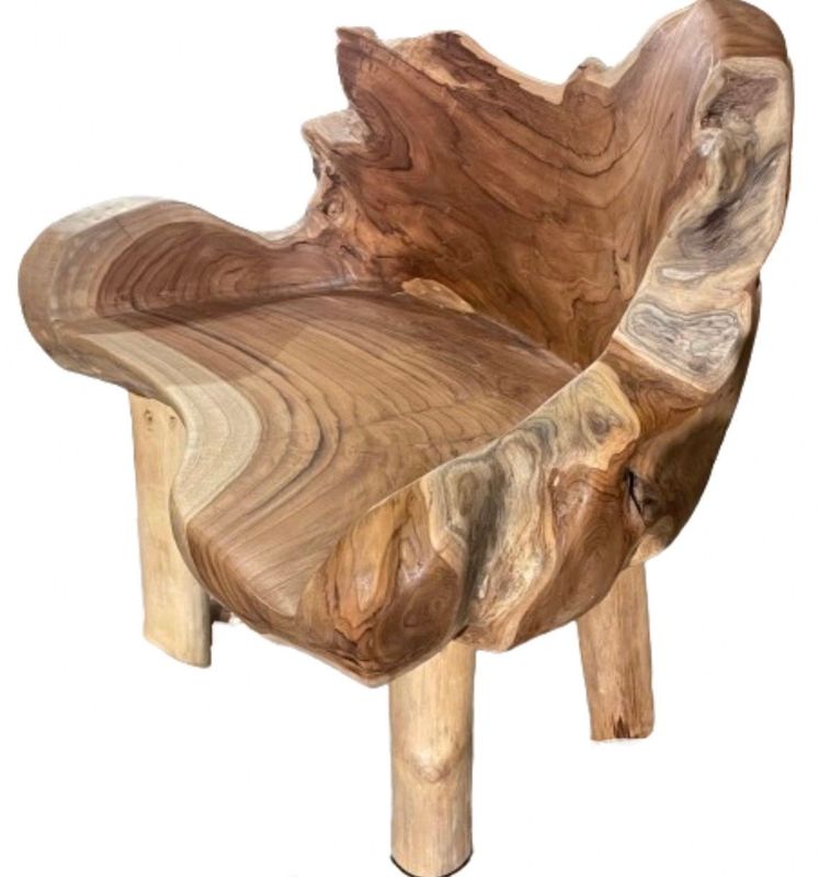 Teak Driftwood Chair