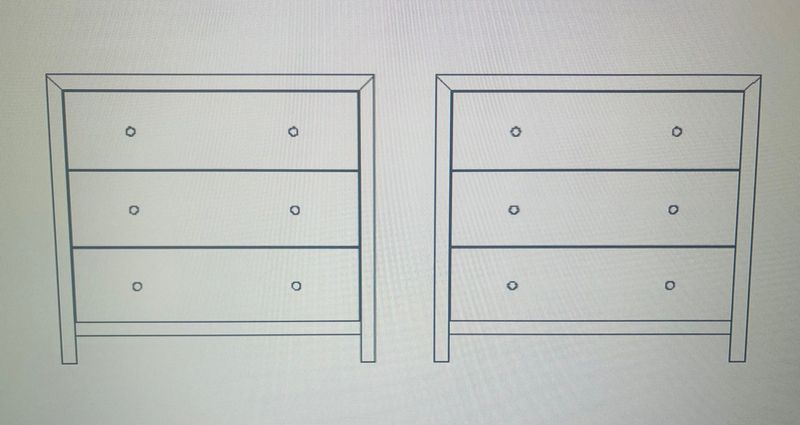Matching Pair of Elm Burl Nightstands 32" Wide x 16" Deep x 30-1/2" Tall w/ 3 Drawers