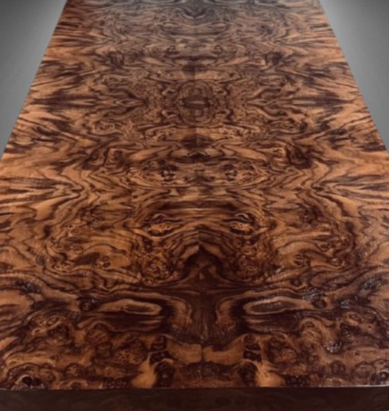 Custom American Made to Order Burl Parsons Dining Table