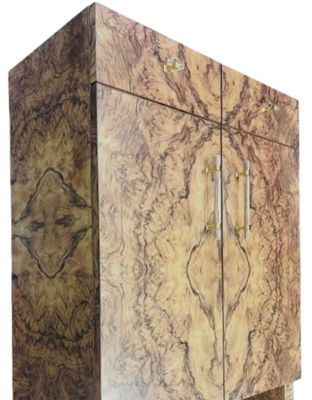 Custom Made to Order Burl Wood Cabinet Made in USA Custom Made to Order Burl Wood Cabinet Made in USA