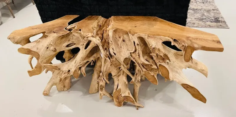 Teak Root Console Table Teak Driftwood Sofa Table Teak Furniture